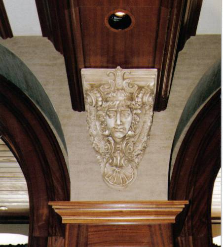 Lady's Face Architectural Bracket