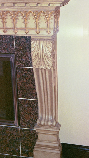 Acanthus and Grooved Corbel Bracket