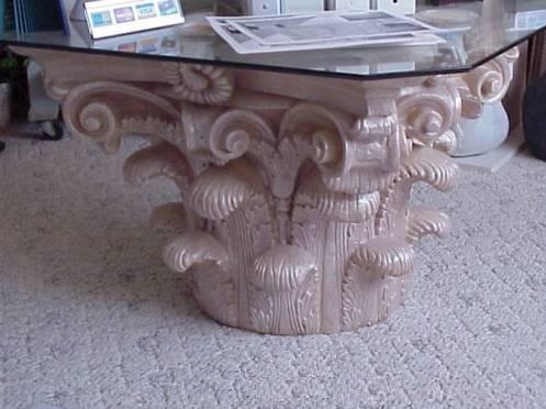 Cast Tablebases | Ornamental Cast Plaster